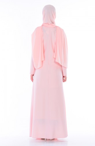 Powder Hijab Dress 2821-01