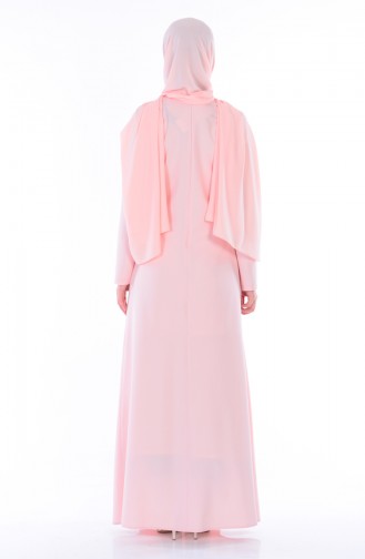 Robe Hijab Poudre 2821-01