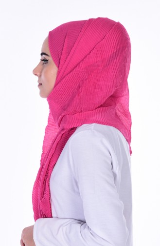 Piliseli Cotton Şal 50275-08 Koyu pembe