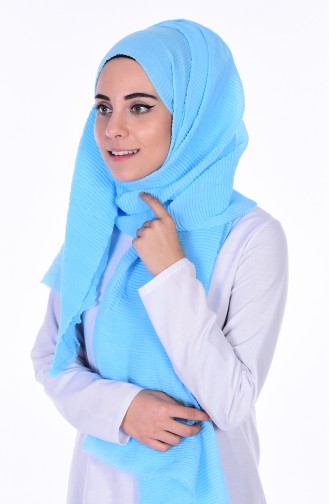 Piliseli Cotton Şal 50275-14 Bebek Mavi