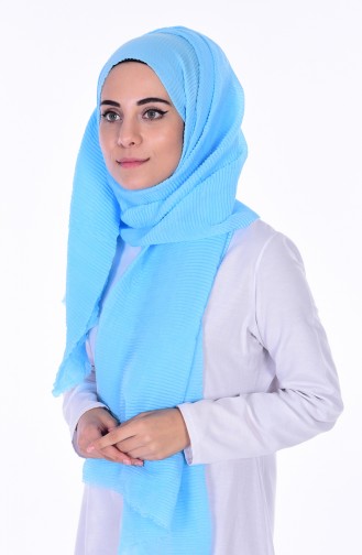 Piliseli Cotton Şal 50275-14 Bebek Mavi