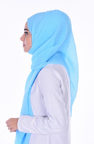 Baby Blue Shawl 14