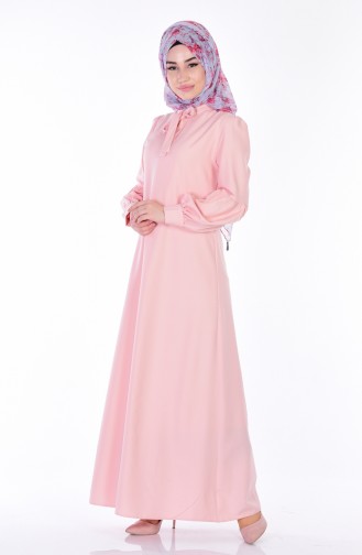 Powder Hijab Dress 81427-08