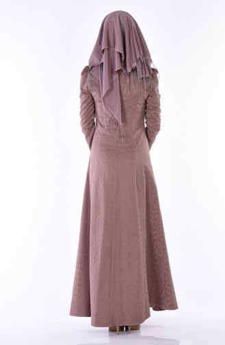 Mink Hijab Dress 7129-05