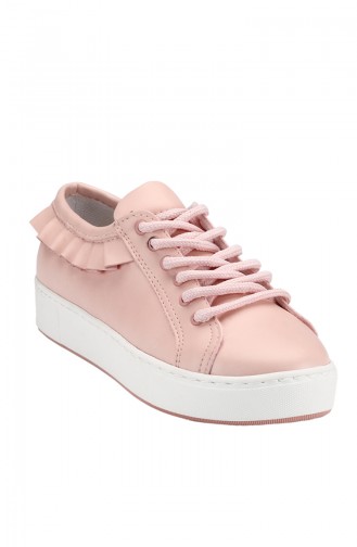 Frilled Sneakers Shoe 6032-03 Powder 6032-03