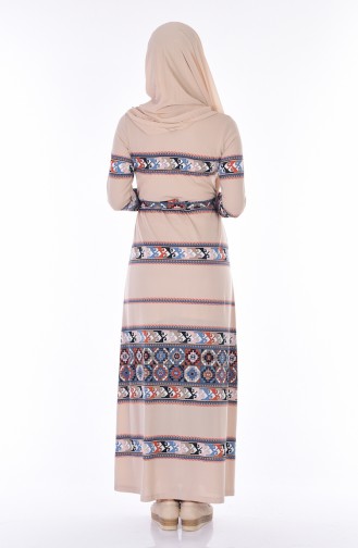 Mink Hijab Dress 4574G-05