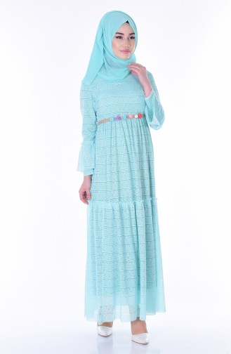 dark mint green dress