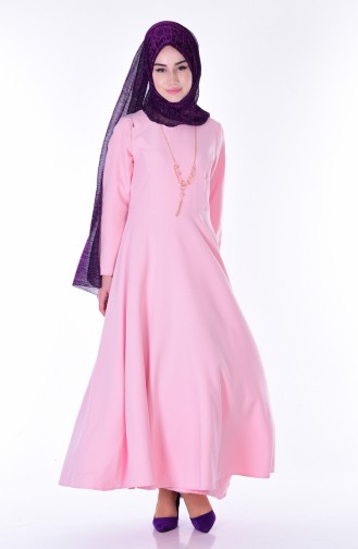 Bislife Asymmetric Dress 4055-28 Powder Pink 4055-28