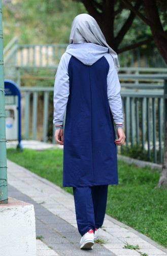 Navy Blue Tracksuit 5010-02