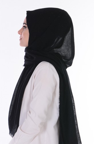 Cotton Şal 50047-14 Siyah