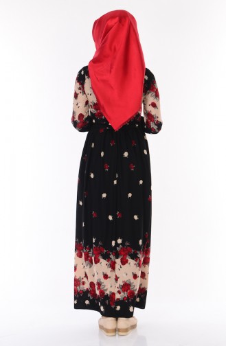 Beige Hijab Dress 2039-02
