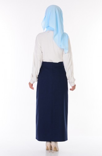 Navy Blue Skirt 1322-06