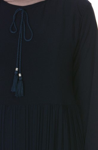 فستان أزرق كحلي 0061-06
