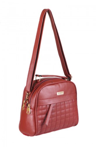 Claret Red Shoulder Bags 406-03