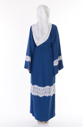 Blue Abaya 1263-01