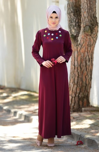 Cherry Hijab Dress 4088-06