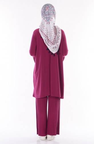 Dark Fuchsia Suit 1866-11