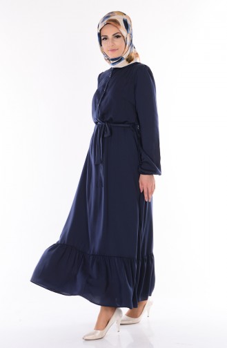 Robe Hijab Bleu Marine 3151-05