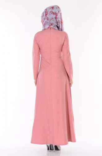 Powder Hijab Dress 0110-01