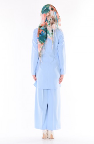 Tunik Pantolon İkili Takım 9007-02 Bebe Mavi