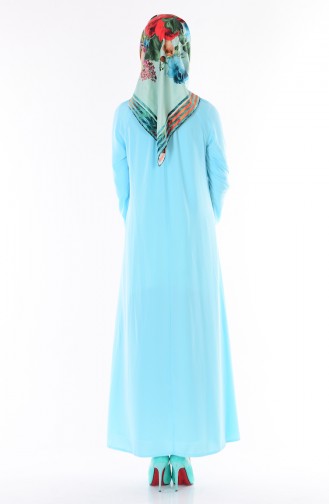 Mint Blue Hijab Dress 1988-05
