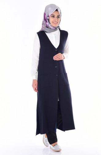 Navy Blue Waistcoats 0101-01