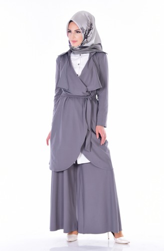 Coat Trouser-Skirt Suit 5042-06 Dark Grey 5042-06