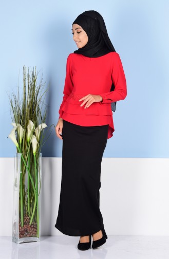 Red Blouse 4170-07