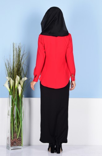 Red Blouse 4170-07