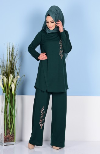 Emerald Green Suit 1001-03