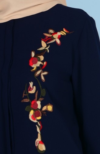 Decorated Shirt 4172-05 Navy Blue 4172-05