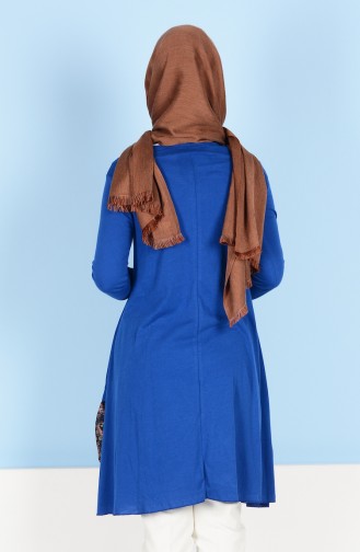 Tunic with Pockets 6001-04 Saxon Blue 6001-04