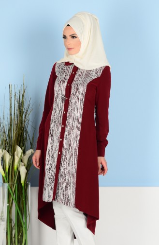 Garnili Bebe Yaka Tunik 2166-08 Bordo