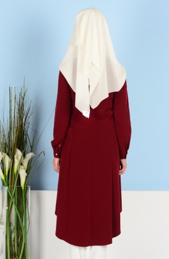 Garnili Bebe Yaka Tunik 2166-08 Bordo
