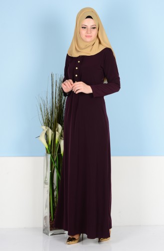Cherry Hijab Dress 1118-05