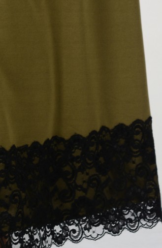 Laced Skirt Dress 4102-01 Khaki 4102-01