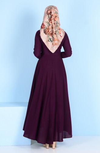 Robe Hijab Pourpre 4170-04