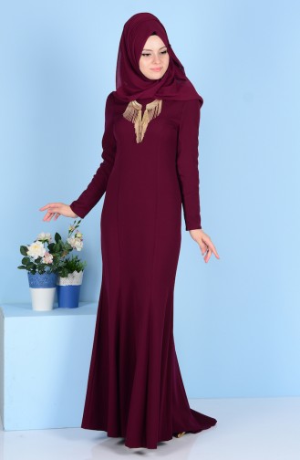 Habillé Hijab Plum 7001-03