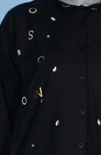 Buttoned Shirt 2009-01 Black 2009-01