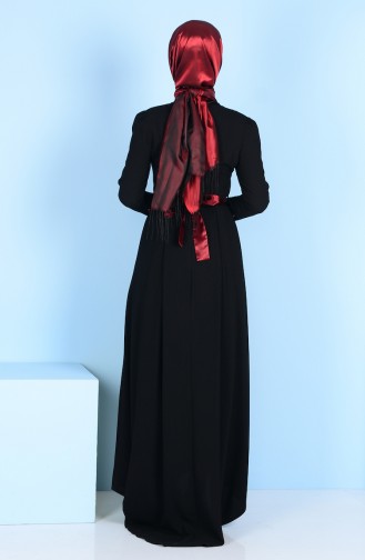 Black İslamitische Jurk 3164-05