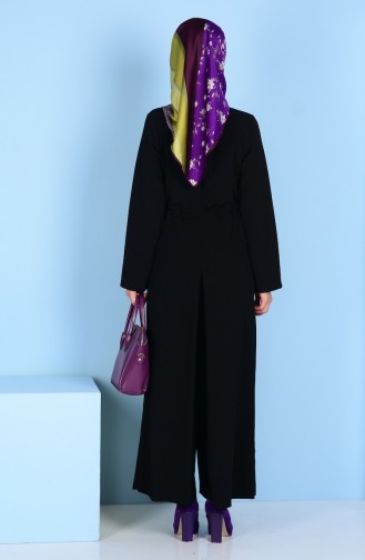 Lazer Kesim Tulum 5668-05 Siyah