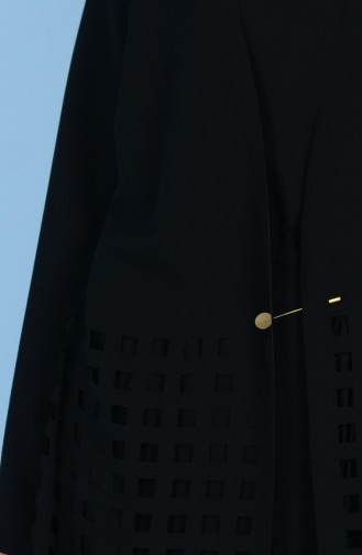 Lazer Kesim Tulum 5668-05 Siyah