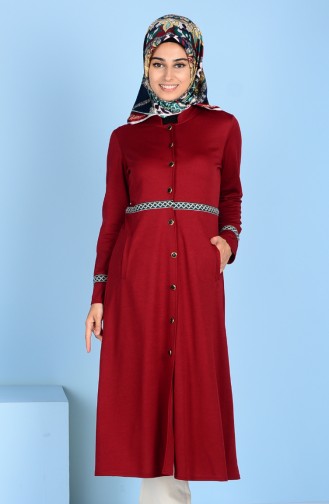 Cape avec Boutons 0494-03 Bordeaux 0494-03