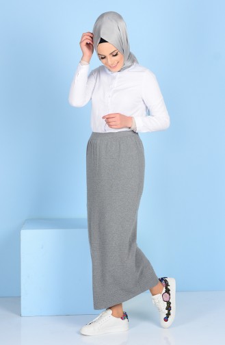 Knitwear Skirt 2020-06 Grey 2020-06