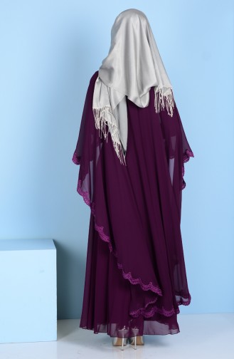 Habillé Hijab Pourpre 1087-05