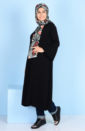 İspanyol Kol Uzun Tunik 2550-13 Siyah 2550-13