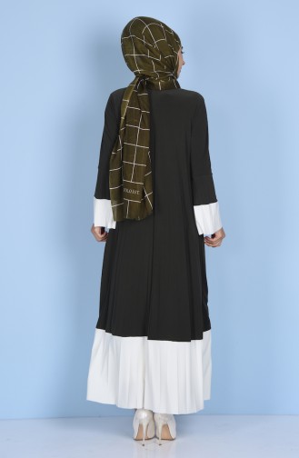 Ruffled Garni Dress 1911-03 Khaki 1911-03