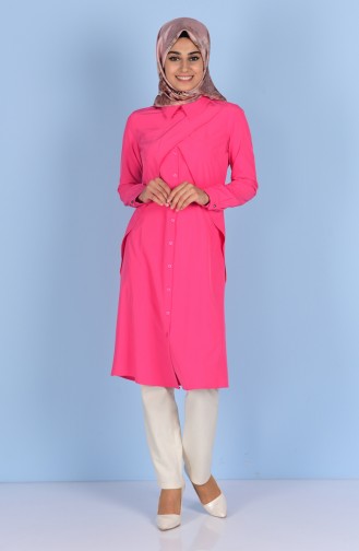 Tunic with Buttons 0117-08 Fuchsia 0117-08