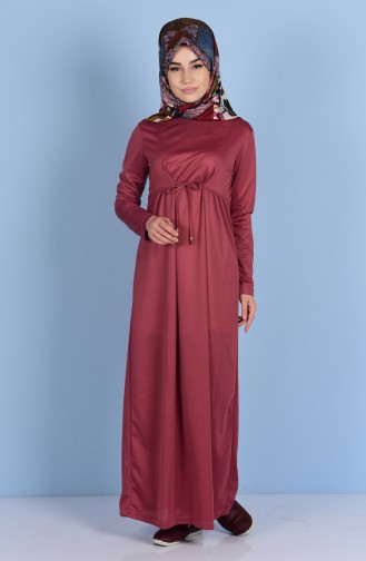 Ruched at Waist Dress 1489-09 Dry Rose 1489-09