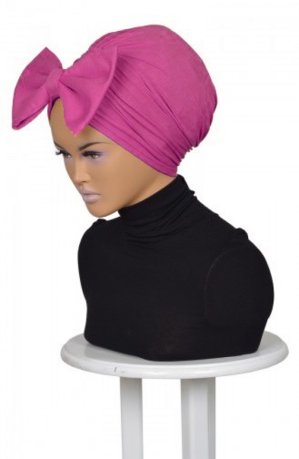 Bonnet aus Gekämmte Baumwolle-Pink HT0295-7 0295-7